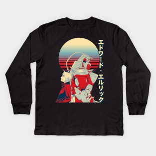 Edward Elric Kids Long Sleeve T-Shirt